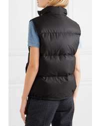 Prada Quilted Shell Down Gilet Black