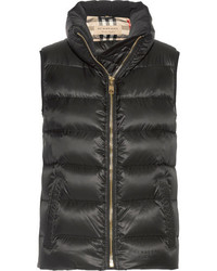 Burberry Quilted Shell Down Gilet Black