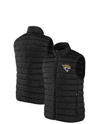 NFL X DARIUS RUCKE R Collection By Fanatics Black Jacksonville Jaguars Faux Down Full Zip Vest At Nordstrom