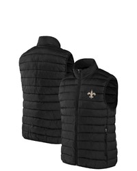 NFL X DARIUS RUCKE R Collection By Fanatics Black New Orleans Saints Faux Down Full Zip Vest At Nordstrom