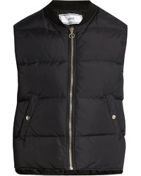 Ami Ribbed Neck Quilted Gilet