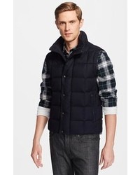 Moncler Tenay Quilted Wool Down Vest