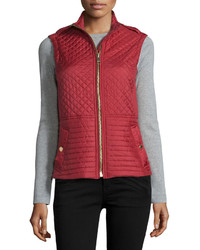 Burberry Tindale Quilted Zip Front Vest
