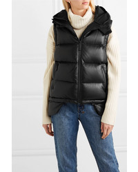 TEMPLA Tuscan Hooded Quilted Leather Down Gilet