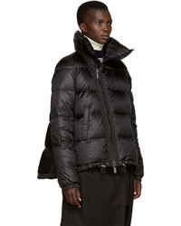 Sacai Black Quilted Down Jacket