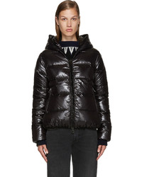 Duvetica Black Quilted Down Jacket