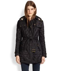 Burberry Brit Belted Quilted Jacket