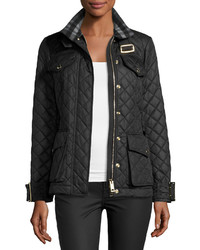 Burberry Haddingfield Quilted Jacket Black