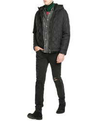 Neil Barrett Layered Quilted Jacket