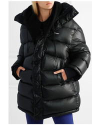Balenciaga Outerspace Oversized Quilted Shell Jacket Black