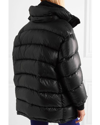 Balenciaga Outerspace Oversized Quilted Shell Jacket Black
