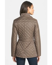 Laundry by Shelli Segal Quilted Jacket With Removable Hood