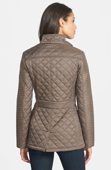 Laundry by Shelli Segal Quilted Jacket With Removable Hood, $168 ...