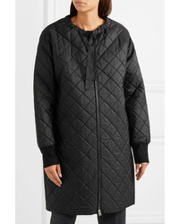 Prada Quilted Shell Down Jacket Black