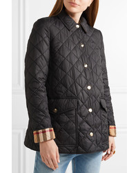 Burberry Quilted Shell Jacket Black