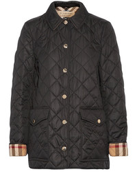 Burberry Quilted Shell Jacket Black
