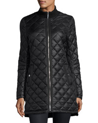 French Connection Varsity Quilted Jacket Black