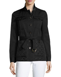 Burberry Whitworth Field Jacket W Quilted Bottom