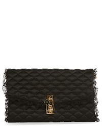 Dolce & Gabbana Dolcegabbana Quilted Clutch Black