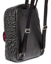 Betsey Johnson Be Mine Forever Quilted Backpack Black