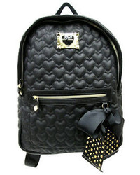 Betsey Johnson Be My Sweetheart Quilted Backpack