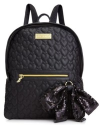 Betsey Johnson Quilted Love Backpack