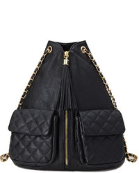 Forever 21 Chain Strap Zip Front Backpack