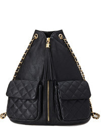 Forever 21 Chain Strap Zip Front Backpack