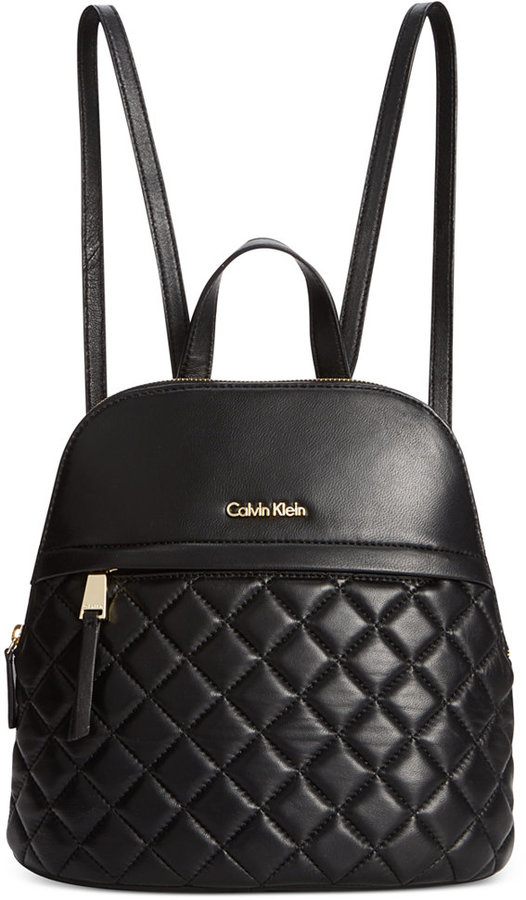 Indrukwekkend school Bevriezen Calvin Klein Chelsea Lamb Backpack, $268 | Macy's | Lookastic
