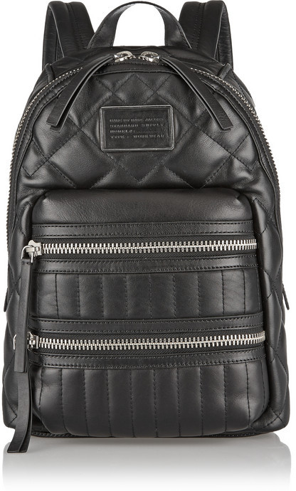 Domo Arigato Biker Quilted Leather Backpack