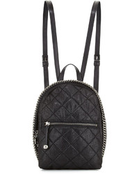 Stella McCartney Falabella Quilted Backpack Black