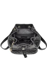 DKNY Gansevoort Black Quilted Nappa Leather Backpack