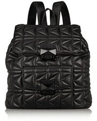 Karl Lagerfeld Kkuilted Quilted Leather Backpack