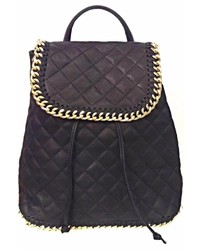 Leather Country Quilted Leather Backpack