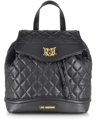 Moschino Love Quilted Eco Leather Backpack