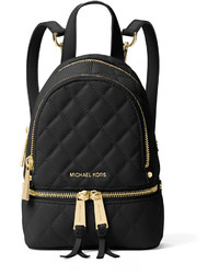 MICHAEL Michael Kors Michl Michl Kors Rhea Xs Quilted Messenger Backpack Black