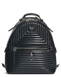 Fendi Mini Quilted Lambskin Leather Backpack Black