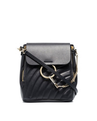 Chloé Navy Faye Small Leather Backpack