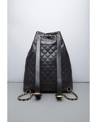 Forever 21 Quilted Faux Leather Backpack