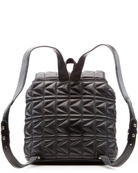 Karl Lagerfeld Quilted Leather Backpack