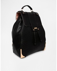 Faith Ribbed Quilted Backpack