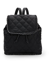 Saks Fifth Avenue Quilted Nappa Leather Backpack