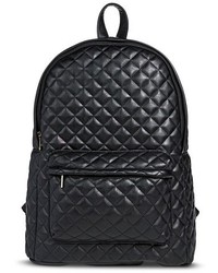 Mossimo Supply Co Solid Quilted Backpack Handbag Black