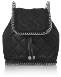 Stella McCartney The Falabella Mini Quilted Faux Leather Backpack