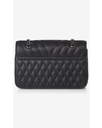 Express Linear Quilted Chain Strap Shoulder Bag