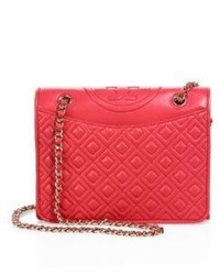 Tory Burch Fleming Medium Quilted Leather Shoulder Bag