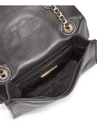 Tory Burch Fleming Medium Quilted Shoulder Bag Black