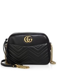 Gucci Gg 20 Mini Quilted Leather Camera Bag
