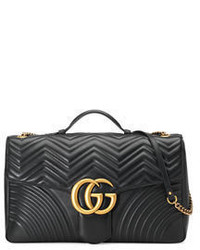 Gucci Gg Marmont Maxi Quilted Top Handle Bag