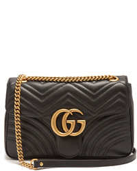 Gucci Gg Marmont Medium Quilted Leather Shoulder Bag